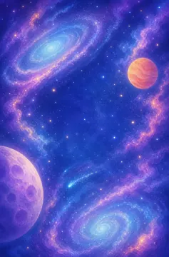 Ball is God vertical descent space background
