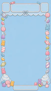 Candy Shop cozy candy merge puzzle background 02