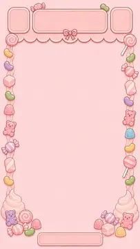 Candy Shop cozy candy merge puzzle background 03