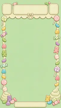 Candy Shop cozy candy merge puzzle background 04