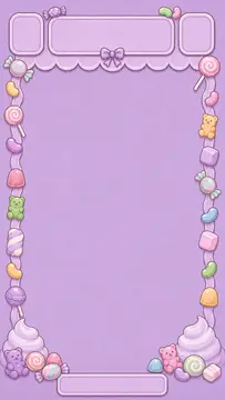 Candy Shop cozy candy merge puzzle background 06