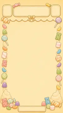 Candy Shop cozy candy merge puzzle background 09
