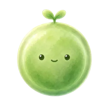 Nature Seed seed character for a cozy puzzle game