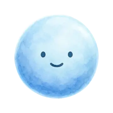 Nature Seed water drop character for a mobile physics puzzle game
