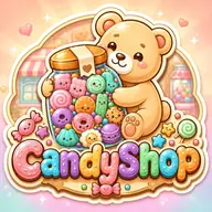 Candy Shop cozy candy merge puzzle game icon